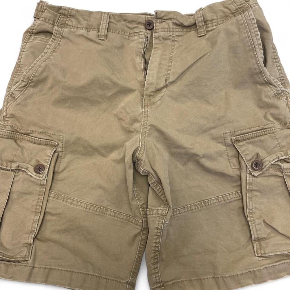 Tan cargo shorts